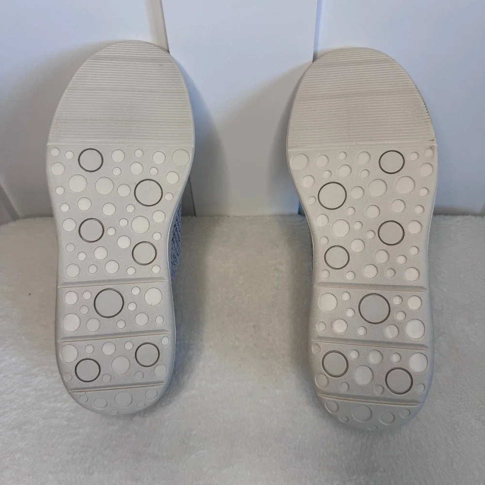 BZees‎ For Lifestride Women's 9 Timeless Bright Slip-On Sneaker Washable Sparkly